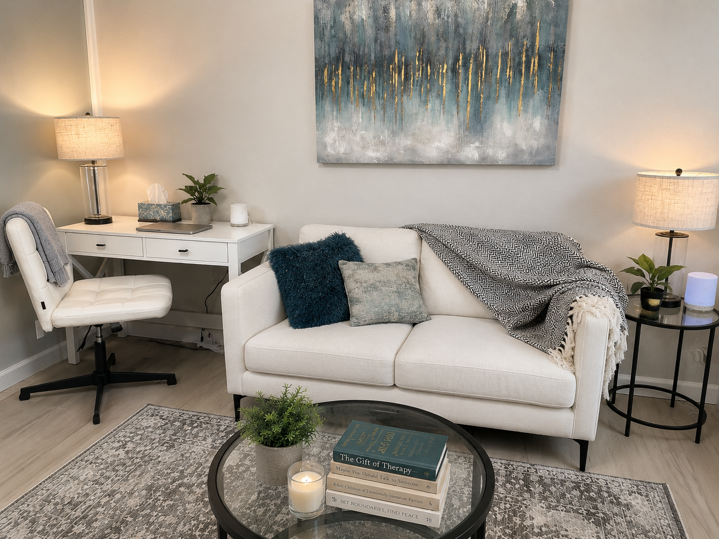 Professional therapy office