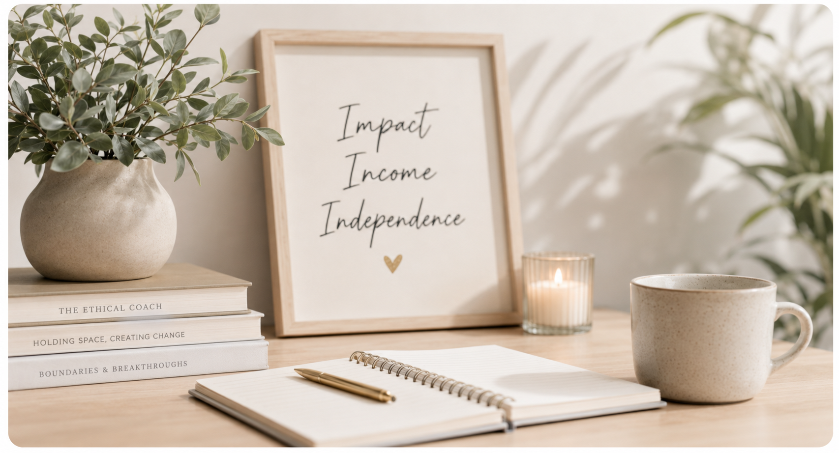 Impact, Income, Independence